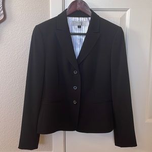 Women’s black skirt suit